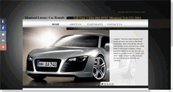 Desktop Screenshot of montrealluxurycars.com